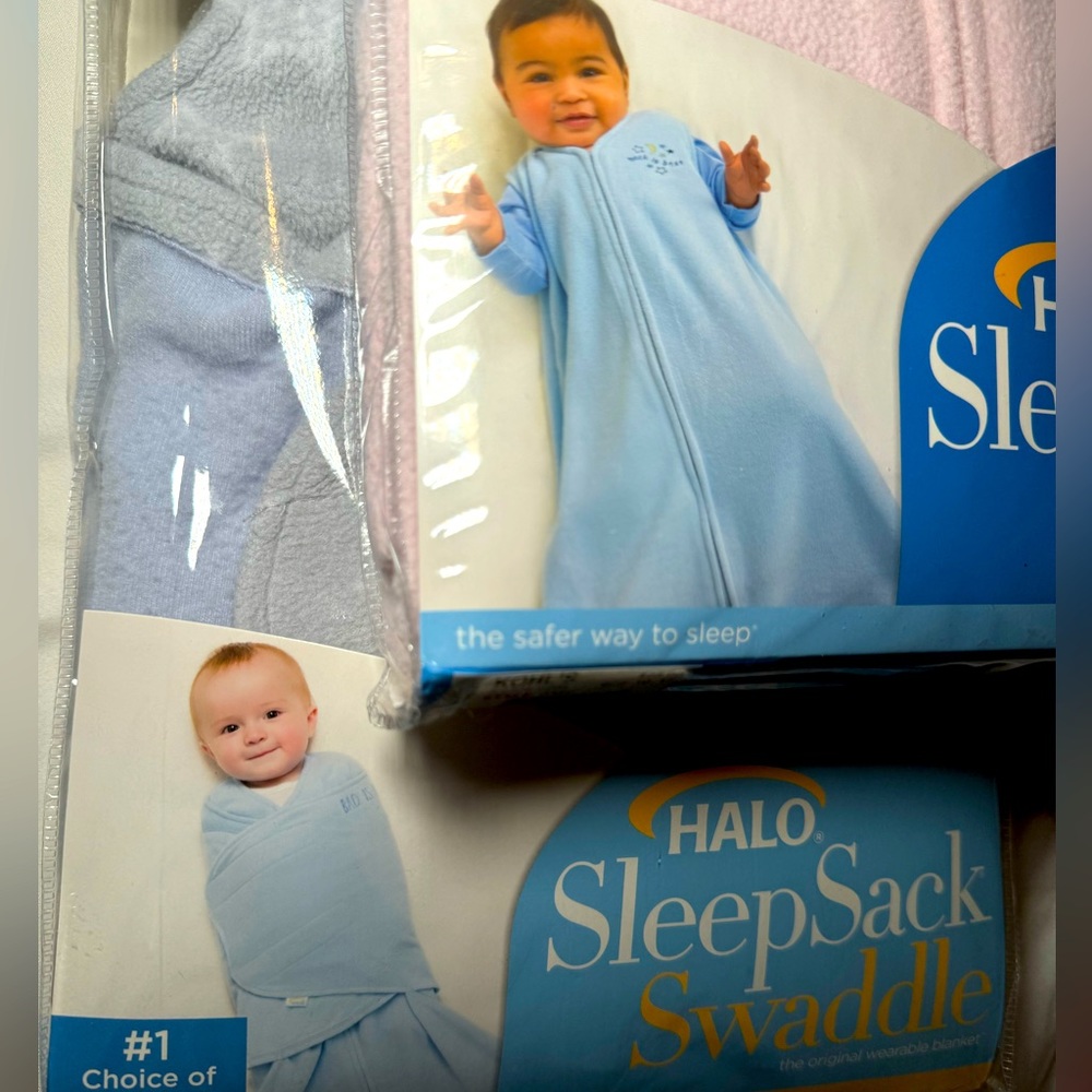 Two Halo Sleep Sacks ages 3 to 12 months old